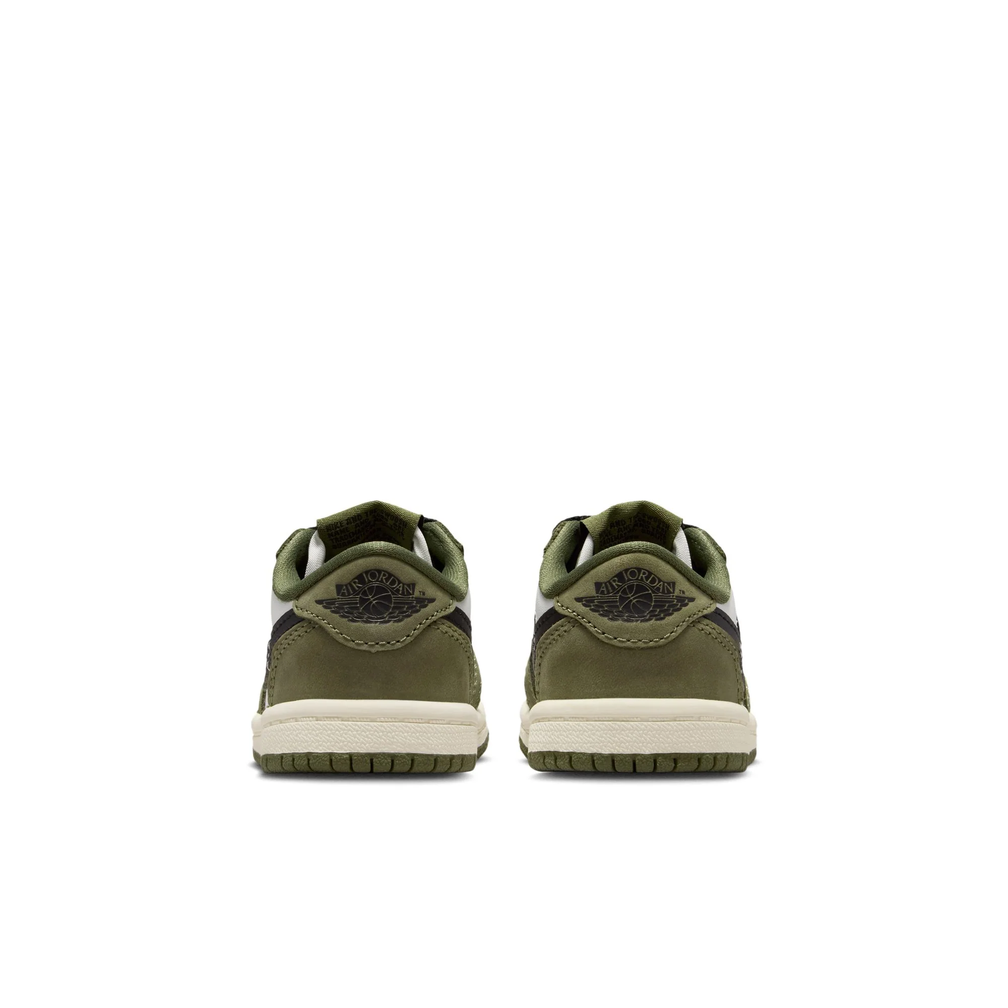 Air Jordan "1 Retro Low OG" Toddler - Medium Olive / Black - Image 4