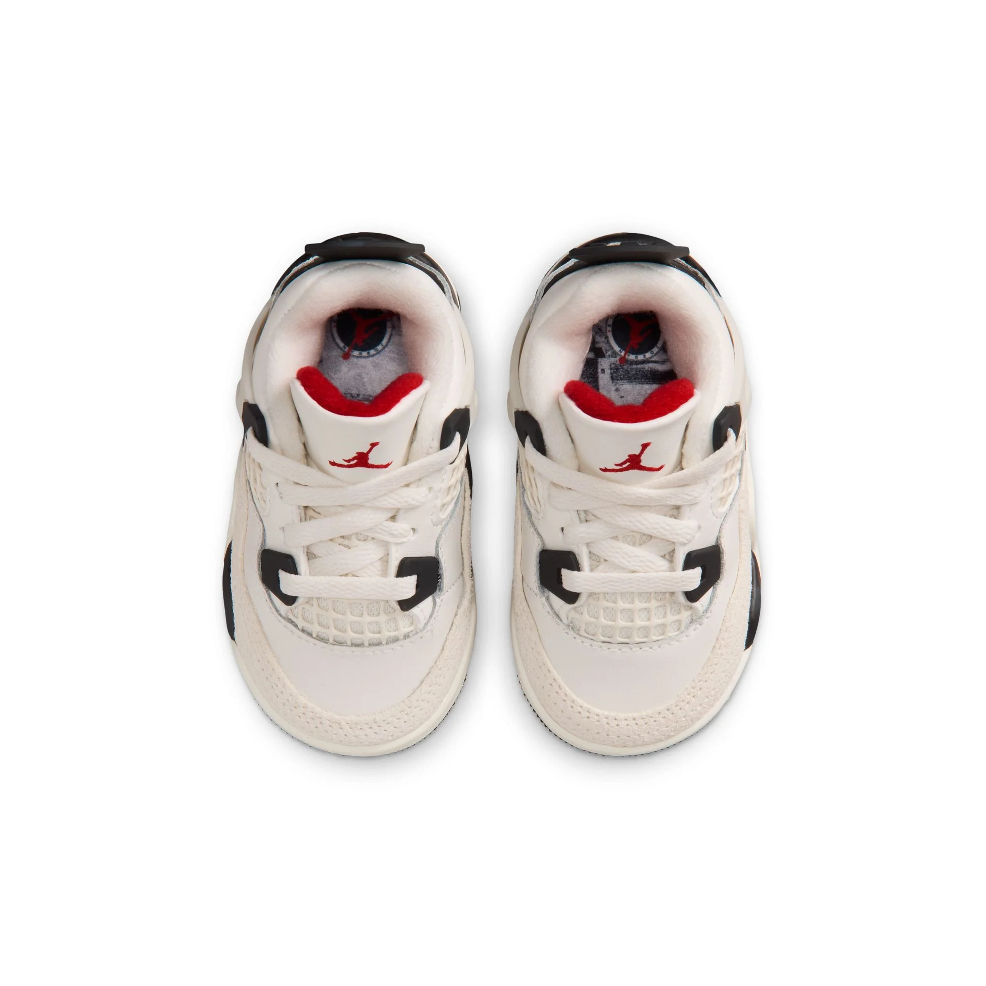 Jordan "4 Retro OG FC" TD - Sail / Black / University Red - Image 5