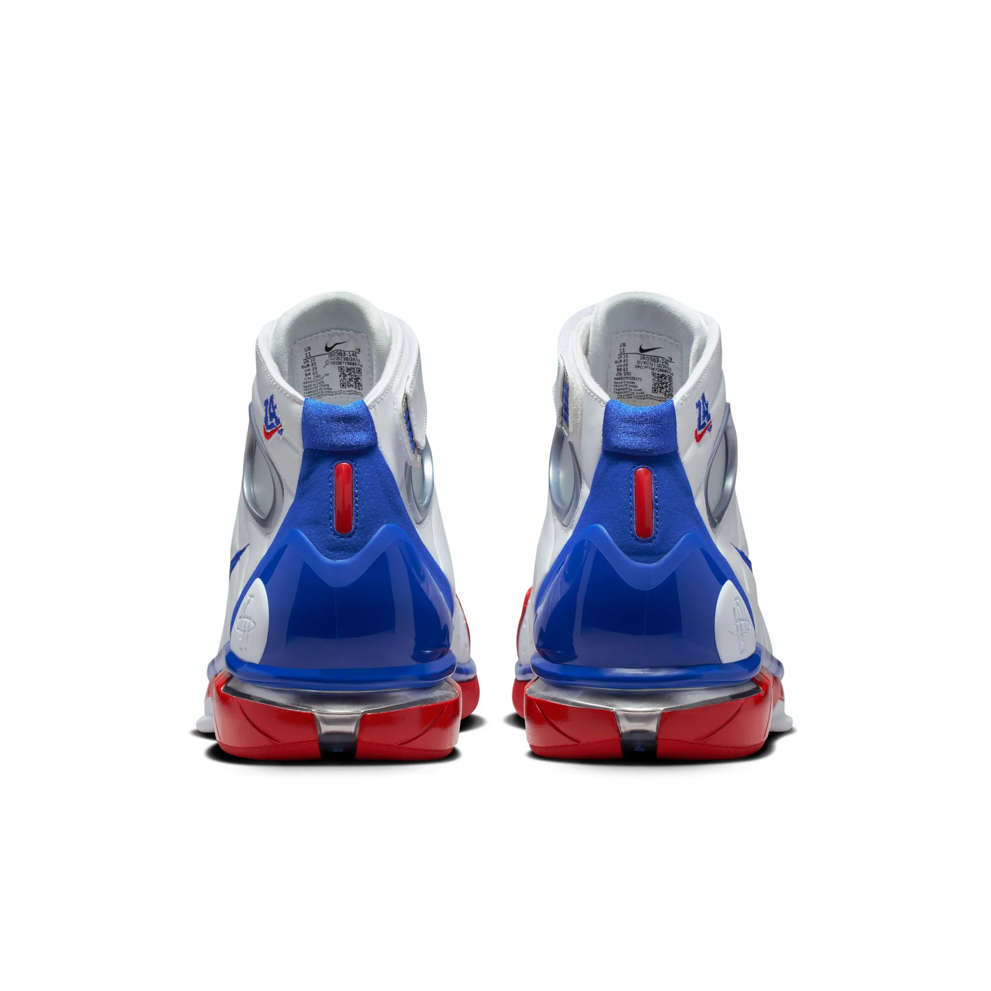 Nike "Air Zoom Huarache 2K4 All-Star" Mens -  White / Varsity Royal - Image 3
