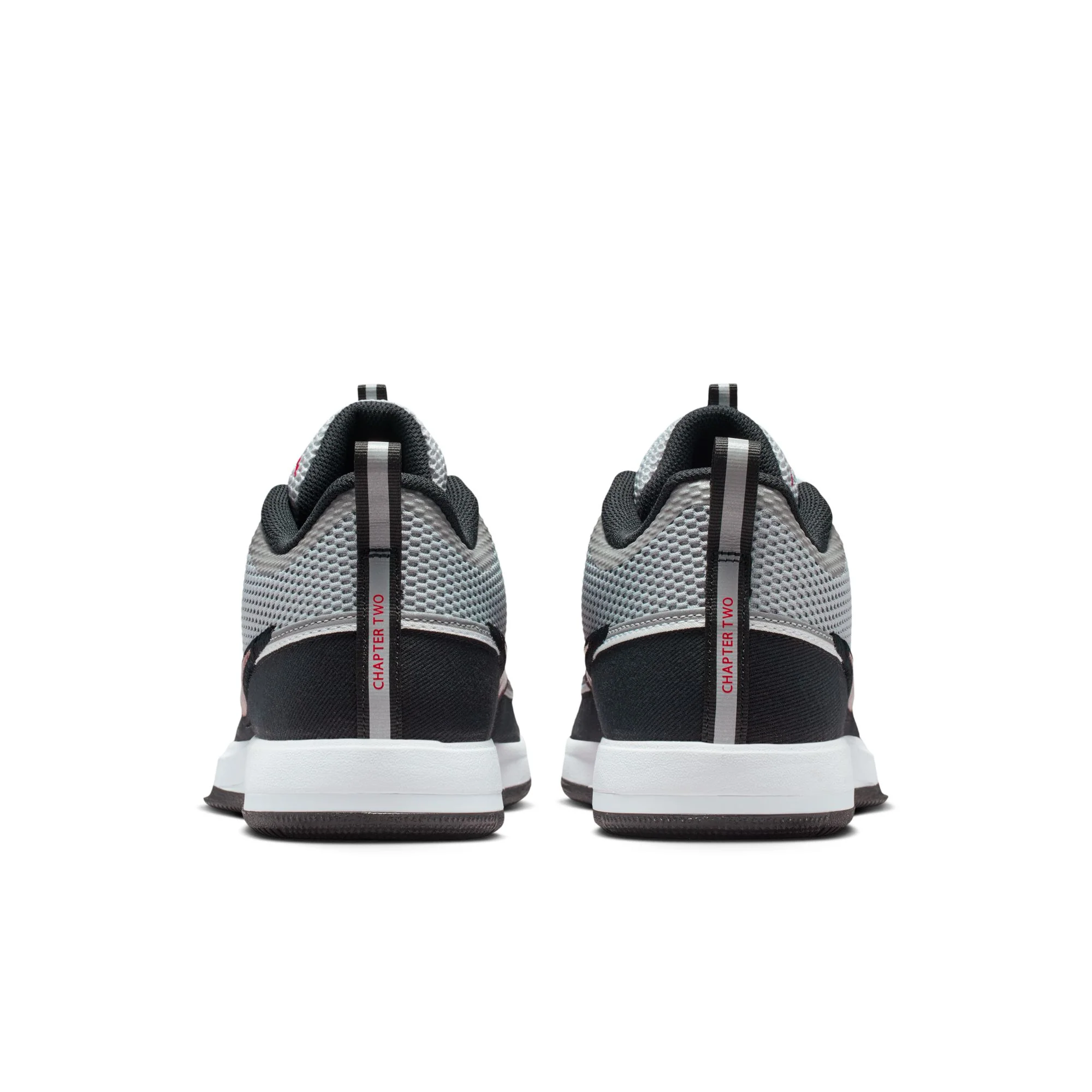 Nike "Book 2 SP" Mens -  Metallica Silver / Sport Red - Image 3