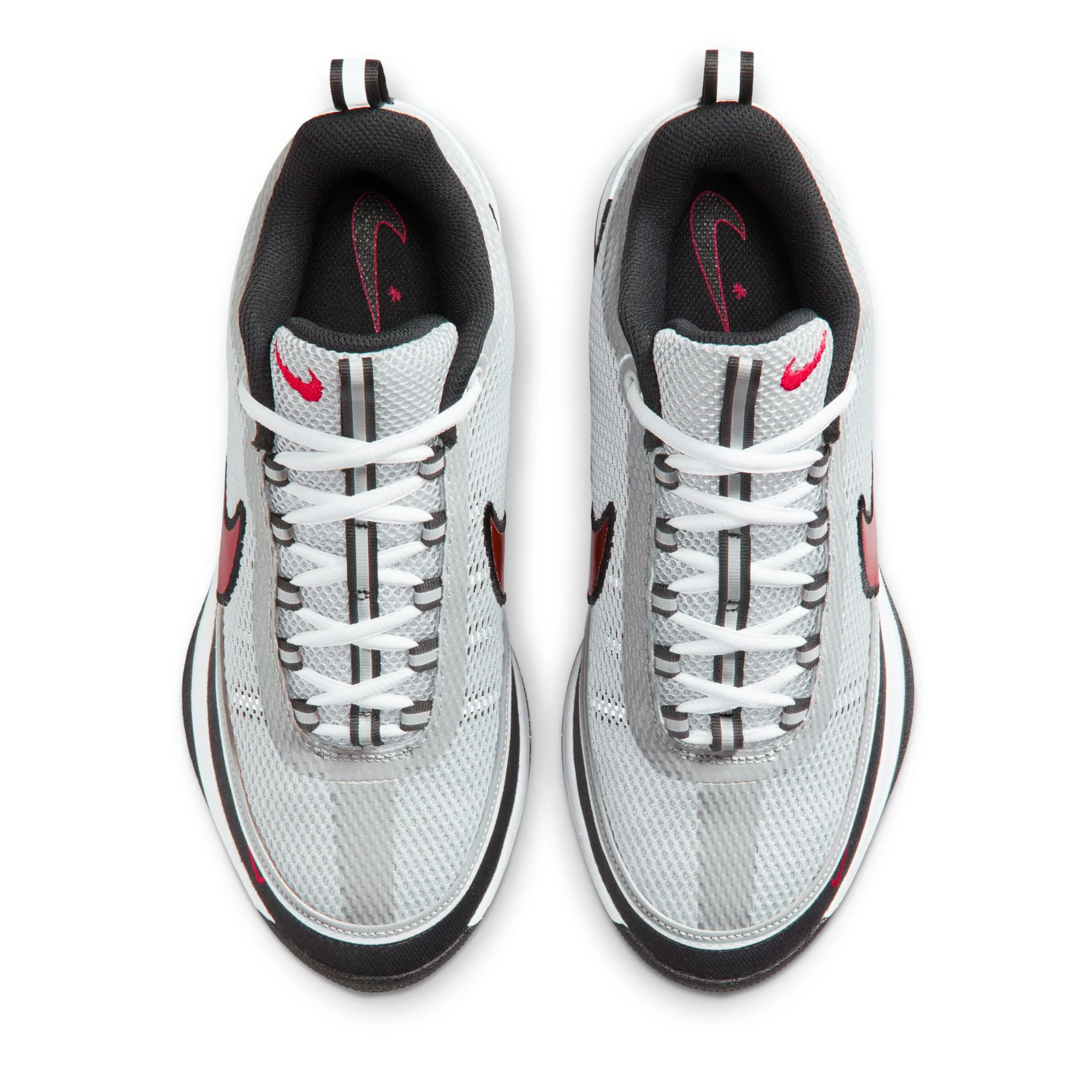 Nike "Book 2 SP" Mens -  Metallica Silver / Sport Red - Image 4